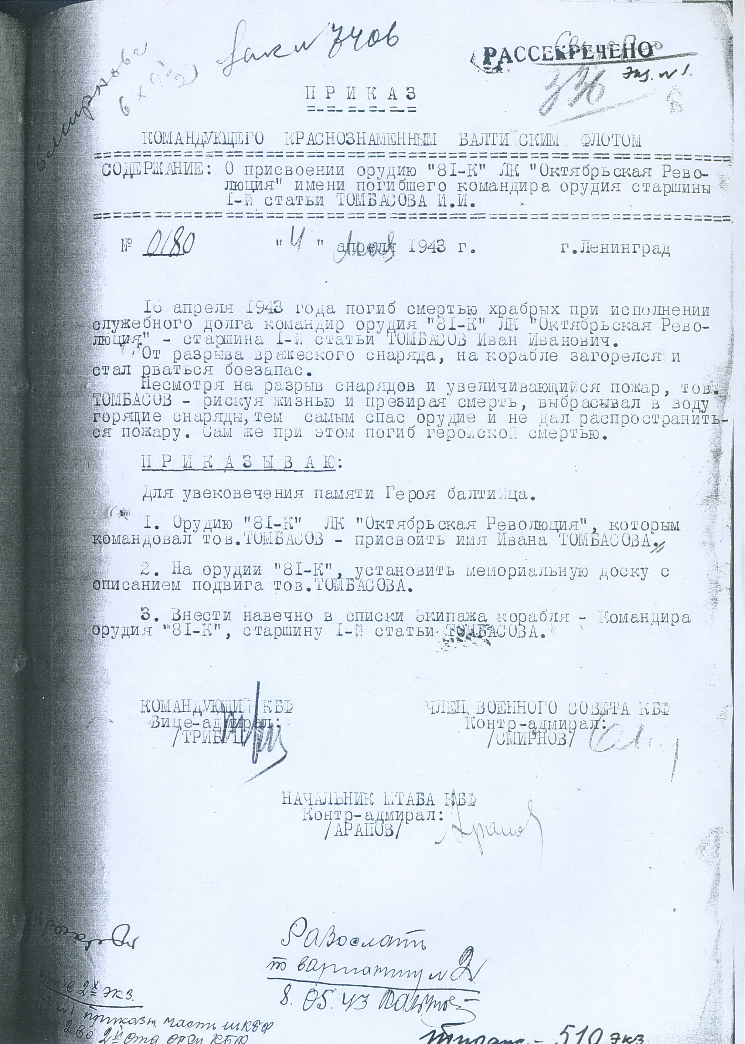 ТомбасовПриказ ККБФ 0180